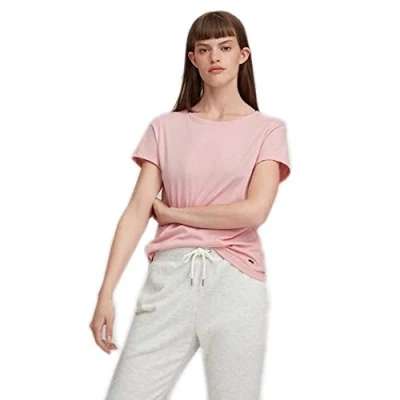 Image of O&#039;Neill Women&#039;s Essential Roundneck Short Sleeved T Shirt, Casual Logo Crew Neck Shirt