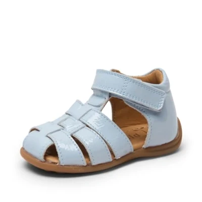 Image of Bisgaard Carly Unisex Baby shoes for kids, Size: 4K, Light blue Leather