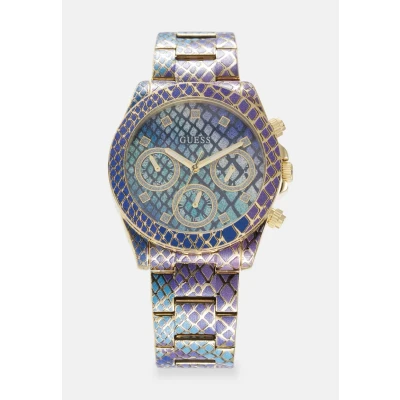 Image of Guess Serpentina Watch multicoloured, Women&#039;s, Size: One Size, Multi coloured