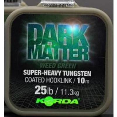 Image of Korda Dark Matter Super Heavy Tungsten Coated hooklink Brown 18lb Carp material
