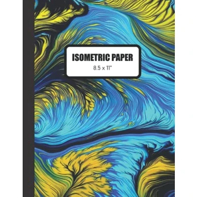 Image of Isometric Paper: Notebook, Graph Paper, 100 Pages, Large: 8.5 x 11.