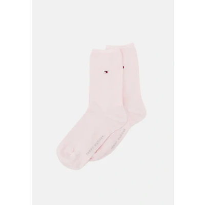Image of Tommy Hilfiger Women Small Stripe 2 PACK Socks, Women&#039;s, Size: 6 8, Light pink