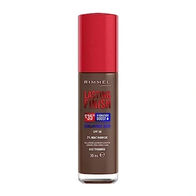 Image of Rimmel Lasting Finish 35Hr Foundation 30ml (Various Shades) 610 Tiramisu