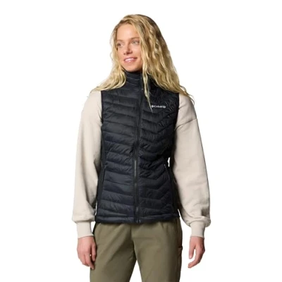 Image of Columbia Powder PASS Hybrid VEST Waistcoat, Women&#039;s, Size: Medium, Black