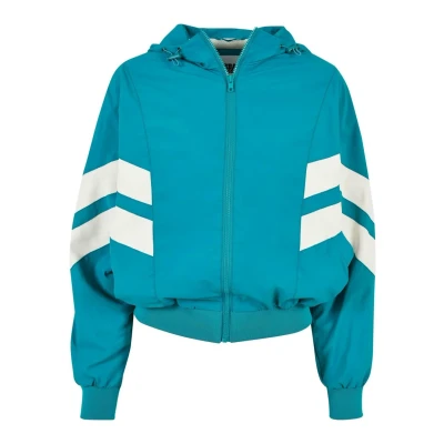 Image of Urban Classics Training jacket, Women&#039;s, Size: 4XL, Watergreen whitesand