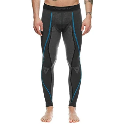 Image of Dainese Men&#039;s Dry Pants Baselayer Trousers, Black/Blue, M