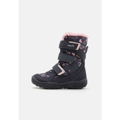 Image of Superfit Crystal Winter boots for kids, Size: 8.5/9K, Blau/rosa Imitation leather/ textile