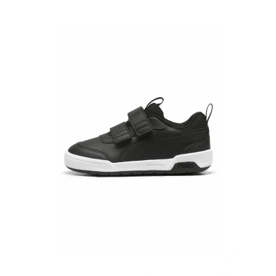 Image of Puma Multiflex 2 Unisex Walking shoes black for kids, Size: 11.5K, Black/