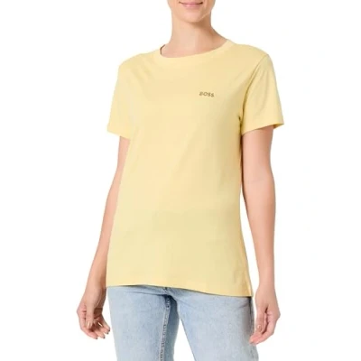 Image of BOSS Esogo Basic Tshirt, Women&#039;s, Size: Large, Bright yellow