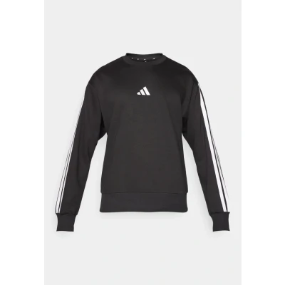 Image of adidas Men&#039;s Essential Three Stripes Fleece Sweatshirt (pack of 1)