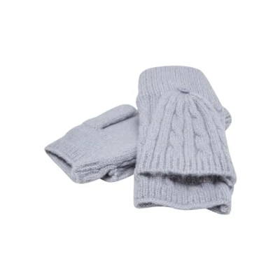 Image of Urban Classics Unisex OPEN Mittens, Size: S/M, Heathergrey