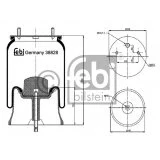 Image of Bellow, air suspension FEBI BILSTEIN 38828