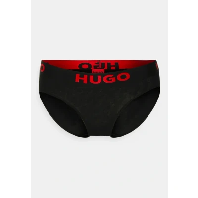 Image of HUGO Brief Sporty LOGO Briefs, Women&#039;s, Size: XS, Black
