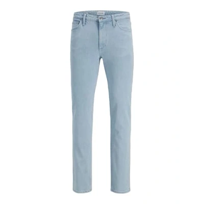 Image of JACK &amp; JONES Men&#039;s Jjiclark Jjevan Am 795 Noos, Blue Denim, 34W / 32L