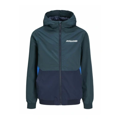 Image of Jack &amp; Jones Junior Jjerush Blocking NOOS JNR Light jacket for kids, Size: 10y, Dunkelgrün