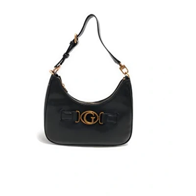 Image of Guess Borsa donna spalla Hobo aviana nero BS23GU78 VB841402 Media, Black/White