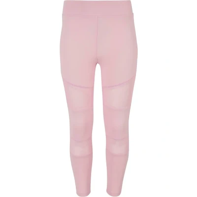 Image of Urban Classics TECH Leggings Trousers for kids, Size: 11 12y, Girlypink