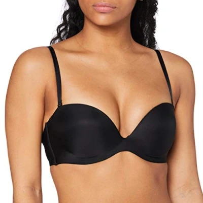 Image of Triumph Stepy SOFT Multiway / Strapless bra, Women&#039;s, Size: 36DD, Black
