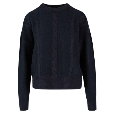 Image of Urban Classics Women&#039;s Ladies Cabel Knit Sweater Sweatshirt, Black, S
