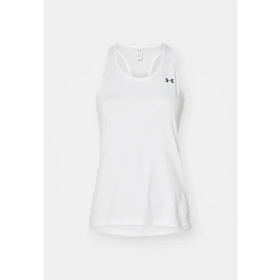 Image of Under Armour Racer TANK Top, Women&#039;s, Size: XL, White/black