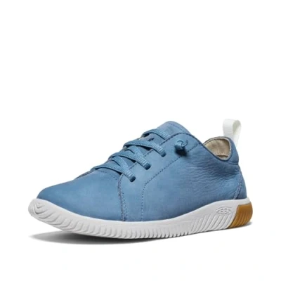 Image of Keen KNX LACE Youth Unisex Hiking shoes for kids, Size: 6, Blue Suede