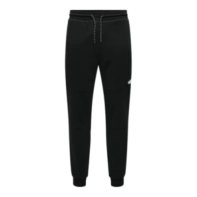 Image of Only &amp; Sons Jogging Normal Geschnitten Tracksuit bottoms, Men&#039;s, Size: Small, Schwarz