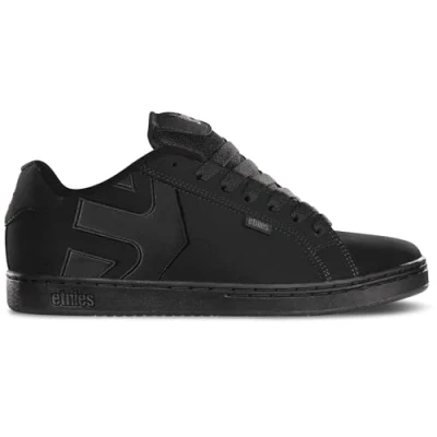 Image of Etnies Fader Skate shoes, Size: 55, Black dirty wash shoes