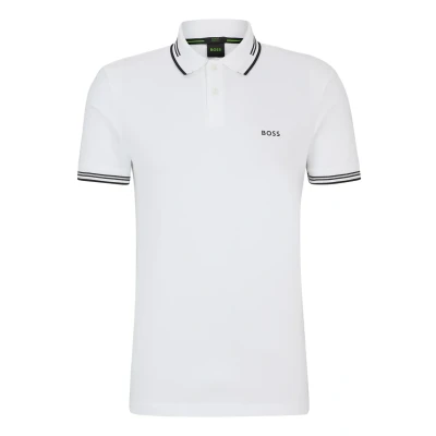 Image of BOSS PAUL Polo shirt, Men&#039;s, Size: Small, White