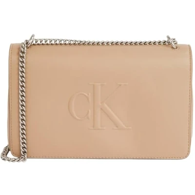 Image of Calvin Klein Jeans Sculpted Shoulder BAG Across body bag, Women&#039;s, Size: One Size, Crockery