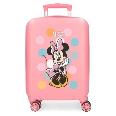 Image of Disney Kids Hard Suitcase with Combination Lock and 4 Wheels is Made of ABS, a Rigid Lightweight Material., Coquette, Valigia da cabina, Cabin Suitcase,