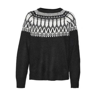 Image of Vero Moda Vmsimone Nordic Jumper, Women&#039;s, Size: XS, Black