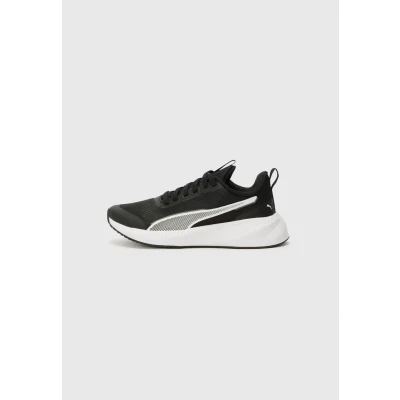 Image of Puma Unisex Kid&#039;s Flyer Lite 3 Jr Sneaker, Black White, 4.5 UK
