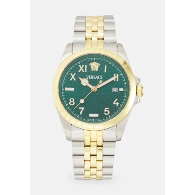 Image of Versace Watches Anteo Watch bitone, Men&#039;s, Size: One Size, Bi tone