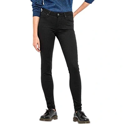 Image of Lee Scarlett Jeans Skinny Fit, Women&#039;s, Size: 29x33, Black rinse