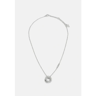 Image of Guess Perfect Necklace silvercoloured, Women&#039;s, Size: One Size, Silver coloured