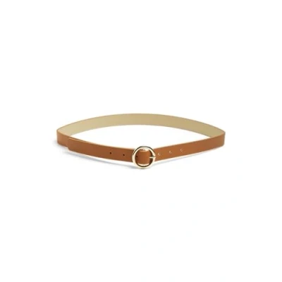 Image of Pieces Belt, Women&#039;s, Size: 32, Cognac