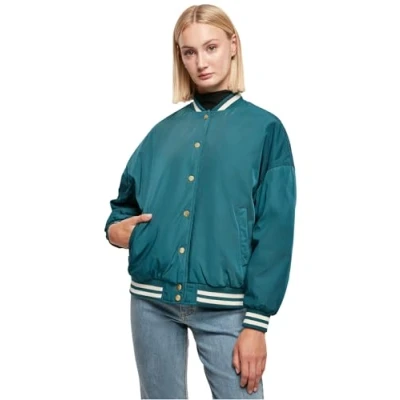 Image of Urban Classics Bomber Jacket, Women&#039;s, Size: XS, Jasper