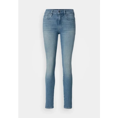 Image of G Star Lhana Skinny Split WMN Jeans Fit, Women&#039;s, Size: 26x32, Sun faded biscay blue