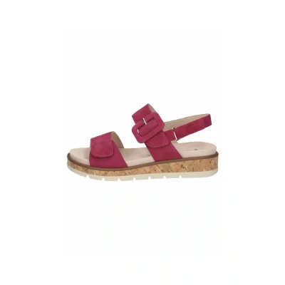 Image of Caprice Damen flache Sandale aus Leder, Weiß (OFFWHITE NAPPA), 37