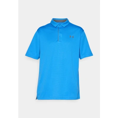 Image of Under Armour TECH Polo shirt, Men&#039;s, Size: XS, Blue atlantis/pitch gray