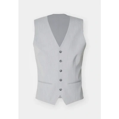 Image of Selected Homme Slhslim LIAM Suit waistcoat, Men&#039;s, Size: 42R, Light grey melange