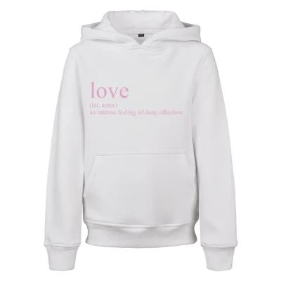 Image of Mister Tee LOVE Definition Hoodie for kids, Size: 11 12y, White