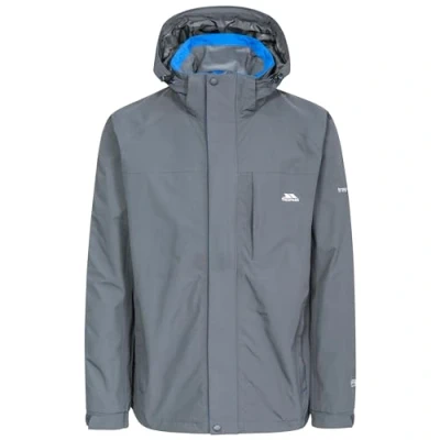 Image of Trespass Men&#039;s Edwards Ii Waterproof Rain/outdoor Jacket With Concealed Hood