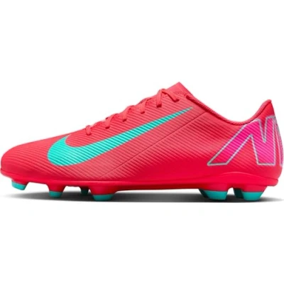 Image of Nike Performance Vapor 16 CLUB FG/MG Moulded stud football boots, Size: 7.5, Ember glow/aurora green Synthetics