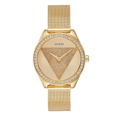 Image of Guess TRI Glitz Watch goldcoloured, Size: One Size, Gold coloured