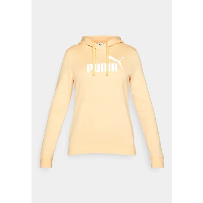 Image of Puma LOGO Hoodie Hoodie, Women&#039;s, Size: Small, Almost apricot
