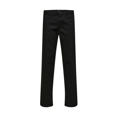 Image of Selected Homme Straightnew Miles FLEX NOOS Trousers, Men&#039;s, Size: 33x32, Schwarz