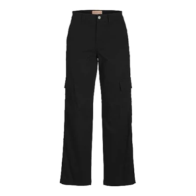 Image of JJXX Jxkendal PANT Cargo trousers, Women&#039;s, Size: Medium, Black