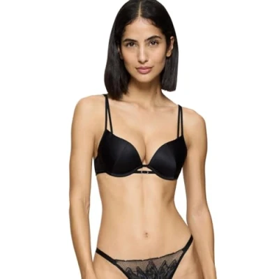 Image of Triumph Women&#039;s Crazy Stupid Love Push Up Bra, Black, 32DD