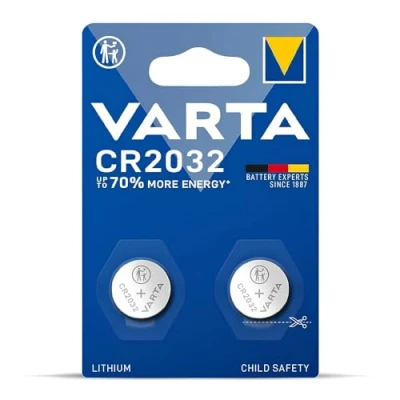 Image of Varta cr2032 lithium 3v blister with 2 batteries 6032101402